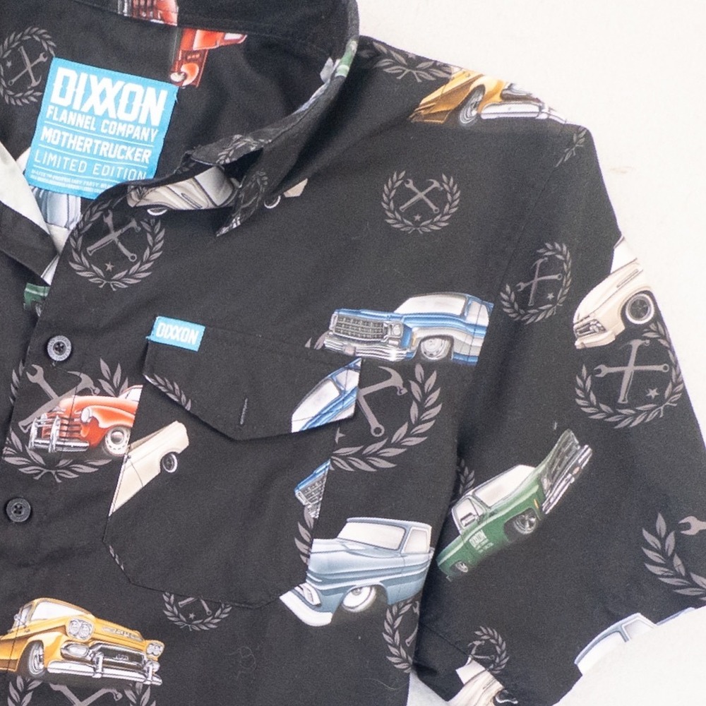 Dixxon Flannel Co Mothertrucker Limited Edition Mens Large Short Sleeve Shirt